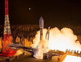 Sojus-2.1b-Start am 10. Oktober 2022. (Bild: mil.ru)