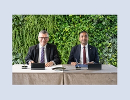 Staatsminister Dr. Florian Herrmann und Tejpaul Bhatia, Axiom Space Chief Revenue Office. (Bild: Axiom Space)
