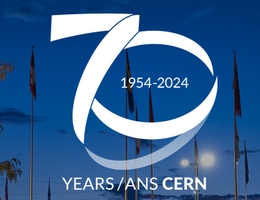Logo 70 Jahre CERN. (Quelle: home.cern)