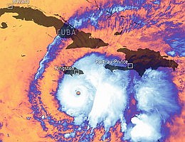 Hurrikan Melissa Credit: contains modified Copernicus data (2025), processed by ESA; Licence: CC BY-SA 3.0 IGO or ESA Standard Licence