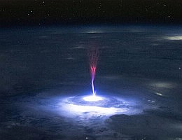 184_14_51_Nichole Ayers_Storms over US and Mexico. Massive Sprite over Mexico Credit: NASA/N. Ayers, Licence: ESA Standard Licence